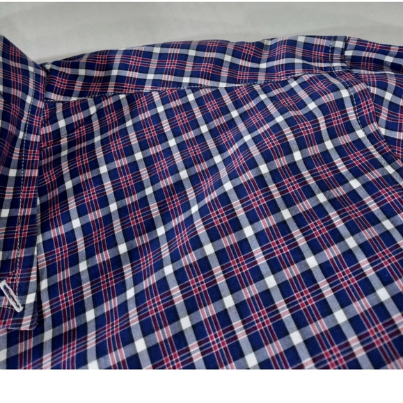 J Crew Slim Fit Lightweight LS Plaid Button Down Shirt Men's Size Large - Picture 2 of 4